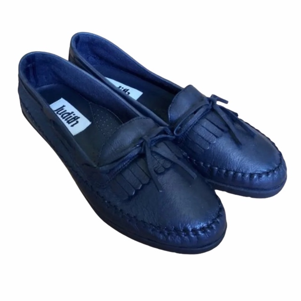 Navy Loafers